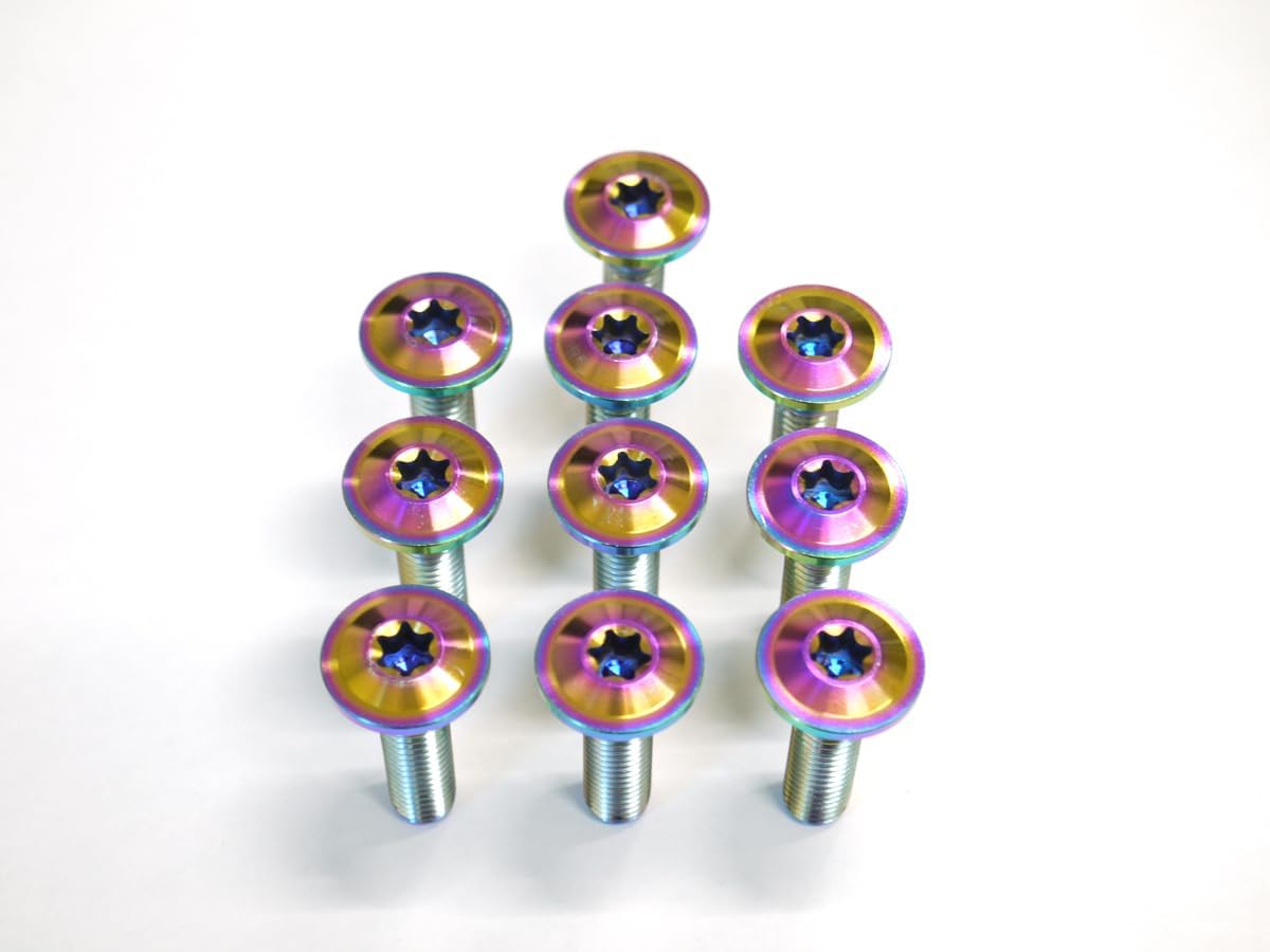 Z750Z800専用 64チタン合金製 フロントブレーキディスクボルトセット